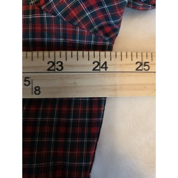 Polo‎ Ralph Lauren 16.5 -32/33  Red Plaid Classic Fit Button Down Shirt - Picture 6 of 8